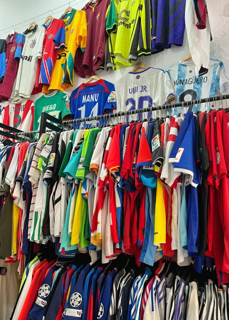 Jerseys and racks: a visual reference for your search.